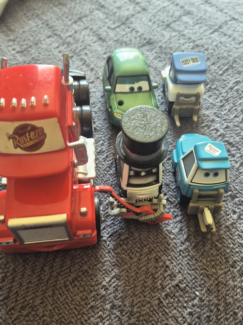 Rust-eze Styled Kids Car Toy Set - Red, Green, Blue, White